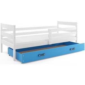 BMS Detská jednolôžková posteľ ERYK | biela Farba: biela / modrá, Rozmer.: 190 x 80 cm vyobraziť