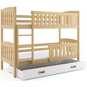 BMS Detská posteľ Kubuš s úložným priestorom / biela Farba: biela / sivá, Rozmer.: 200 x 90 cm vyobraziť