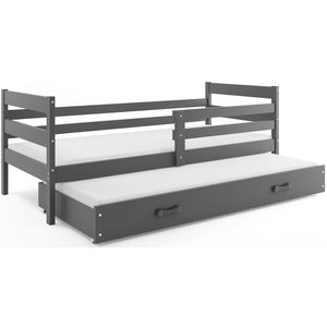 BMS Detská posteľ s prístelkou ERYK 2 | sivá Farba: Sivá / sivá, Rozmer.: 190 x 80 cm vyobraziť
