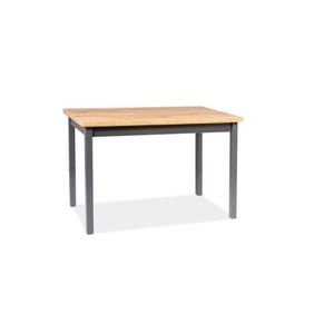 Signal Jedálenský stôl ADAM | 120 x 68 cm Farba: dub lancelot / antracit vyobraziť