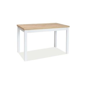 Signal Jedálenský stôl ADAM | 120 x 68 cm Farba: dub zlatý craft / biely mat vyobraziť