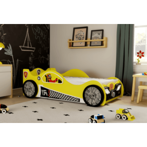 Artplast Detská posteľ formulka MONZA | mini Farba: Žltá vyobraziť