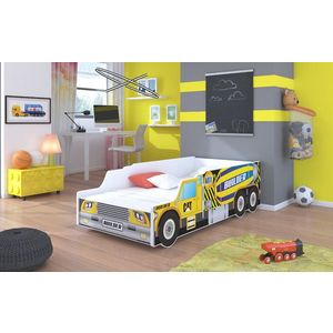 ArtAdrk Detská auto posteľ BUILDER Prevedenie: 70 x 140 cm vyobraziť