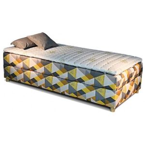 New Design Čalúnená posteľ NOVO | s topperom Extra Rozmer.: 80 x 200 cm vyobraziť