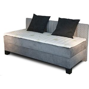 New Design Čalúnená posteľ NOVO s dlhým čelom | s topperom Extra Rozmer.: 80 x 200 cm vyobraziť