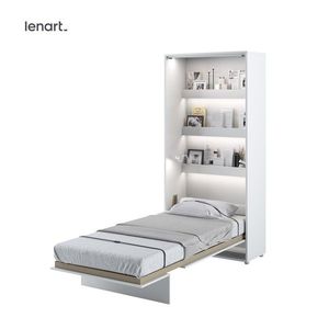 Dig-net nábytok Sklápacia posteľ Lenart BED CONCEPT BC-03p | biely lesk 90 x 200 cm vyobraziť