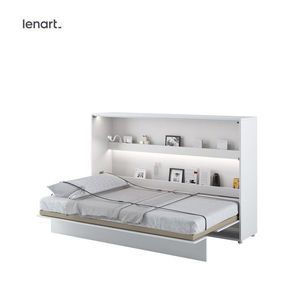 Dig-net nábytok Sklápacia posteľ Lenart BED CONCEPT BC-05p | biely lesk 120 x 200 vyobraziť