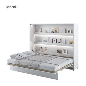 Dig-net nábytok Sklápacia posteľ Lenart BED CONCEPT BC-14p | biely lesk 160 x 200 vyobraziť