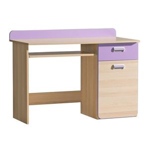 Dolmar Písací stolík CORNETO L10 Farba: Jaseň coimbra / fialová vyobraziť