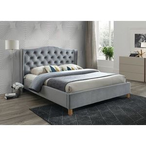 Signal Manželská posteľ ASPEN Velvet | 180 x 200 cm SIGNAL - spálňový nábytok: Sivá / Bluvel 14 vyobraziť