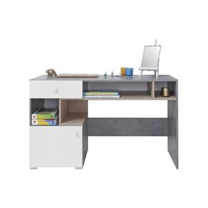 Meblar Písací stôl SIGMA SI10 Farba: beton/biela/dub vyobraziť