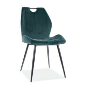 Jedálenská stolička ARCO VELVET Signal Zelená vyobraziť