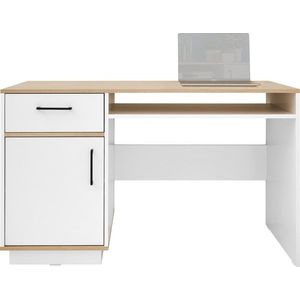 Meblar Písací stôl SANTIAGO SN4 Farba: dub/biela vyobraziť