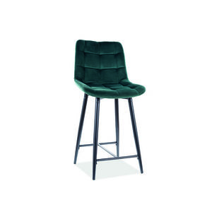 Signal Barová stolička CHIC H-2 | Velvet Farba: Zelená / Bluvel 78 vyobraziť