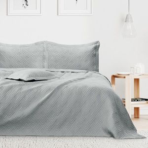 ArtFlhf Prikrývka na posteľ OPHELIA | sivá 240 x 260 cm vyobraziť