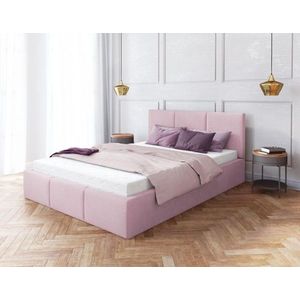 FDM Čalúnená manželská posteľ FRESIA | 140 x 200 cm Farba: Ružová vyobraziť