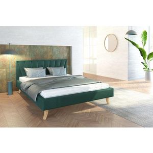 FDM Čalúnená manželská posteľ HEAVEN | 120 x 200 cm Farba: Zelená vyobraziť
