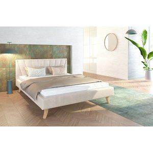 FDM Čalúnená manželská posteľ HEAVEN | 120 x 200 cm Farba: Béžová vyobraziť