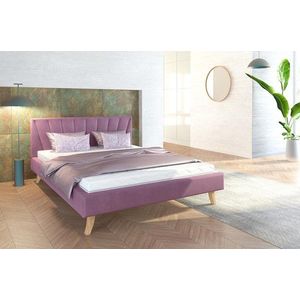 FDM Čalúnená manželská posteľ HEAVEN | 120 x 200 cm Farba: Fialová vyobraziť