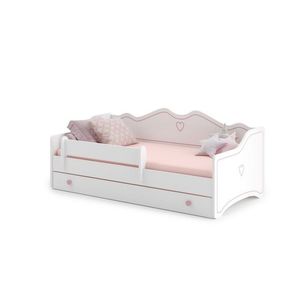 ArtAdrk Detská posteľ EMKA Farba: biela / ružová vyobraziť