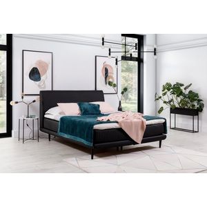 ArtElta Manželská posteľ ASTERIA | 140 x 200 cm Farba: Čierna / Soft 11 vyobraziť
