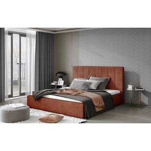 ArtElta Manželská posteľ AUDREY | 140 x 200 cm Farba: Tehlová / Dora 63 vyobraziť