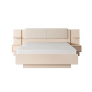 ArtLas Manželská posteľ DUST s nočnými stolíkmi | 160 x 200 cm Prevedenie: posteľ bez roštu a matraca vyobraziť