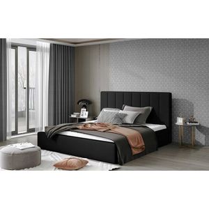 ArtElta Manželská posteľ AUDREY s úložným priestorom | 140 x 200 cm Farba: Čierna / Soft 11 vyobraziť