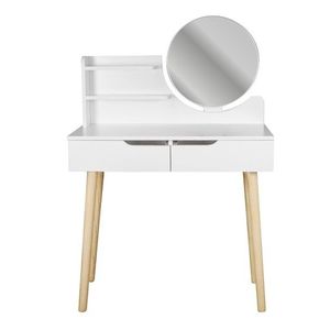 ArtJum Toaletný stolík SCANDI 2 biela | CM-989252 vyobraziť