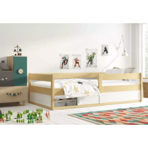 BMS Detská posteľ HUGO | 80 x 160 cm Farba: Borovica vyobraziť