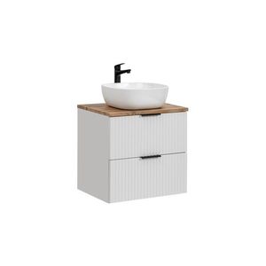 ArtCom Kúpeľňová skrinka s umývadlom a doskou ADEL White DU60/1 | 60 cm vyobraziť