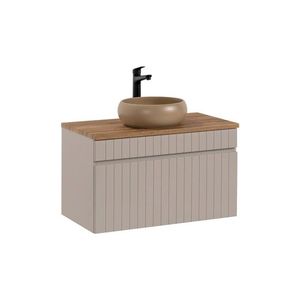ArtCom Kúpeľňová skrinka s umývadlom a doskou ICONIC Cashmere DU80/1 | 80 cm vyobraziť