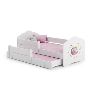 ArtAdrk Detská posteľ CASIMO II | s prístelkou a zábranou Prevedenie: Spiaca princezná vyobraziť