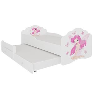 ArtAdrk Detská posteľ CASIMO II | s prístelkou Prevedenie: Dievča s krídlami vyobraziť