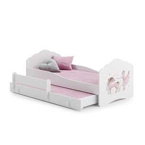 ArtAdrk Detská posteľ CASIMO II | s prístelkou Prevedenie: Balerína s jednorožcom vyobraziť