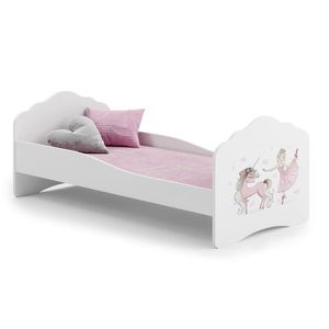 ArtAdrk Detská posteľ CASIMO | 80 x 160 cm Prevedenie: Balerína s jednorožcom vyobraziť