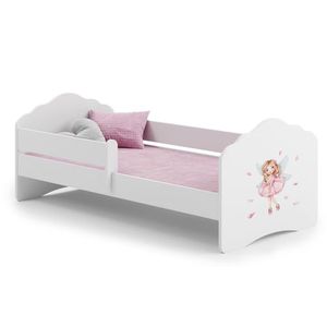 ArtAdrk Detská posteľ CASIMO | so zábranou Prevedenie: Víla s krídlami vyobraziť
