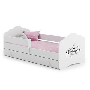 ArtAdrk Detská posteľ CASIMO | so zásuvkou a zábranou Prevedenie: Princess vyobraziť