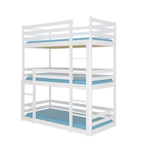 ArtAdrk Poschodová posteľ TEDRO | 80 x 180 cm Farba: Biela vyobraziť