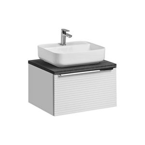 ArtCom Kúpeľňová skrinka s umývadlom a doskou LEONARDO White DU60/2 | 60 cm vyobraziť