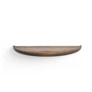 Hnedá polica z dubového dreva 40 cm Mu – Gazzda vyobraziť