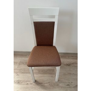 Drewmix Jedálenská stolička MILANO 6 | biela látka 15 vyobraziť