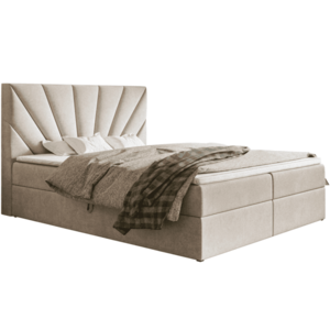 Elvisia Manželská posteľ EMMA Boxspring 6 | 160 x 200 cm Prevedenie: Posteľ bez toppera vyobraziť