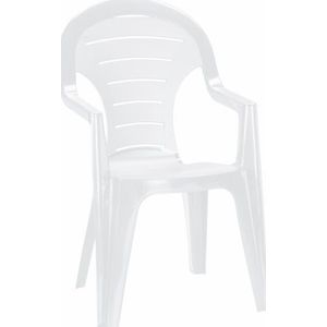 ArtTruAn Záhradná stolička BAIRE | biela vyobraziť