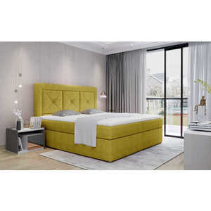 ArtElta Čalúnená manželská posteľ IDRIS | 140 x 200 cm Farebné prevedenie IDRIS: Omega 68 vyobraziť