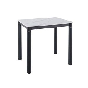 Signal Jedálenský stôl Damar 80x60 | biela efekt mramoru vyobraziť