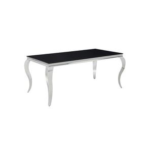 Signal Jedálenský stôl PRINCE | čierny lesk 90 x 180 cm vyobraziť