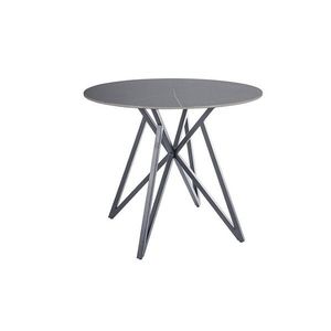 Signal Jedálenský stôl MURANO | 90 cm sivá/čierna vyobraziť