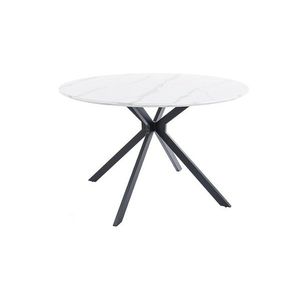 Signal Jedálenský stôl ASTER | biely efekt mramoru 120x76 cm vyobraziť