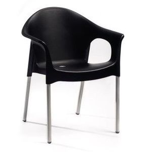 ArtRoja Záhradná stolička LISA | čierna vyobraziť